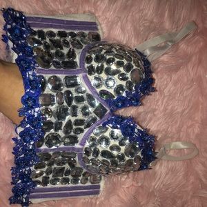 Bedazzled bustier